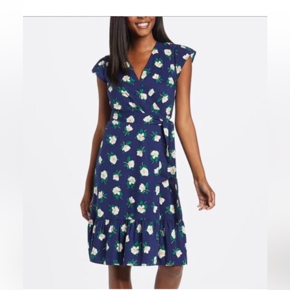 Draper James Magnolia Wrap Dress - Picture 1 of 8
